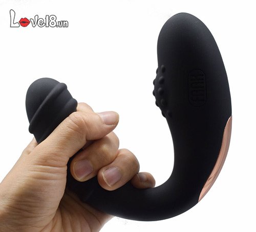 Máy mát xa hai đầu chữ U kích thích hậu môn dịu nhẹ cho gay