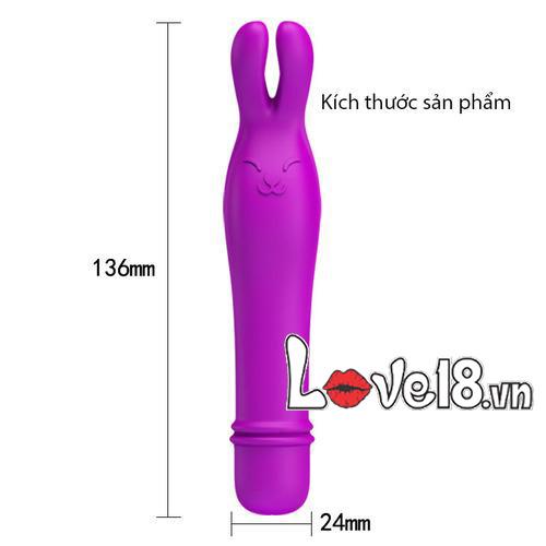 Máy mát xa mini Prettylove Elvira hai ngón rung mạnh mượt