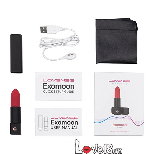 Máy rung thỏi son Lovense Exomoon cao cấp điều khiển app rung mạnh
