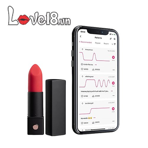 Máy rung thỏi son Lovense Exomoon cao cấp điều khiển app rung mạnh