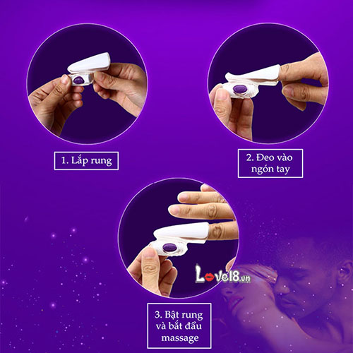 Máy rung đeo ngón tay Durex Play Finger MS25G giá rẻ