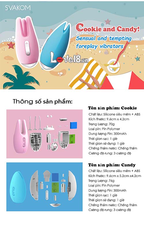 Máy Rung Svakom Kích Thích Nhũ Hoa Điểm G Hưng Phấn