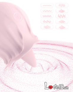 Máy rung bú mút âm vật OMYSKY hình bông hoa cực kích thích