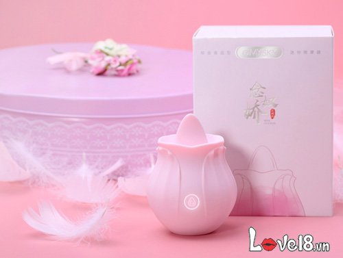 Cung cấp Máy rung liếm và bú mút âm vật hình bông hoa OMYSKY  hàng xách tay