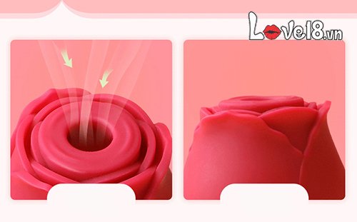 Máy rung bú mút âm vật OMYSKY hình bông hoa cực kích thích