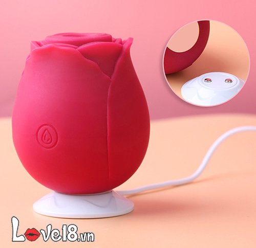 Máy rung bú mút âm vật OMYSKY hình bông hoa cực kích thích