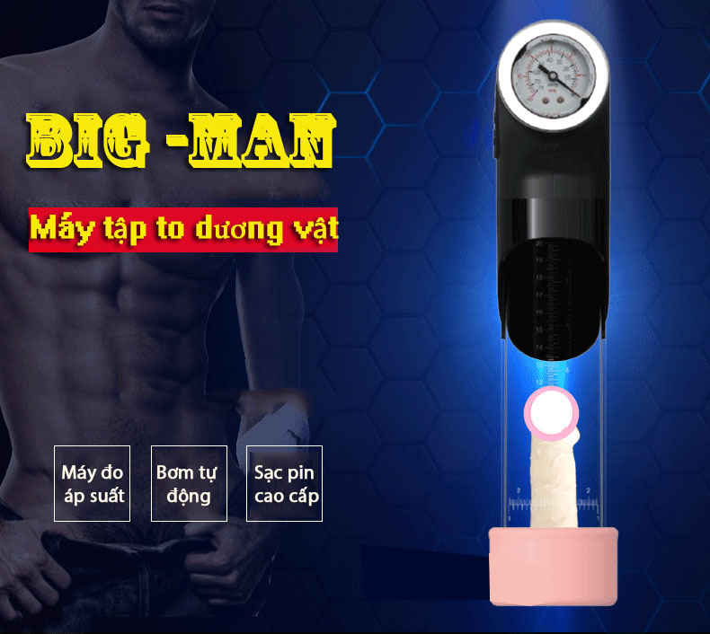 Máy tập tăng kích thước BigMan chính hãng hiệu quả nhanh