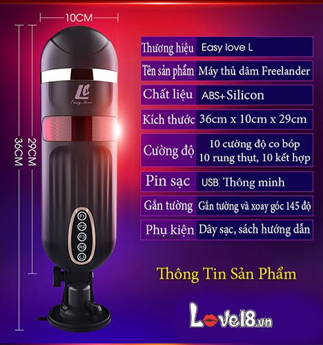 Đánh giá Âm Đạo Giả Tự Động FreeLander Cao Cấp Rung Thụt Co Bóp Cực Mạnh Nhật Bản giá rẻ