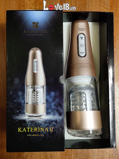 Máy thủ dâm tự động Ailighter Katerina 2 cao cấp rung xoay thụt