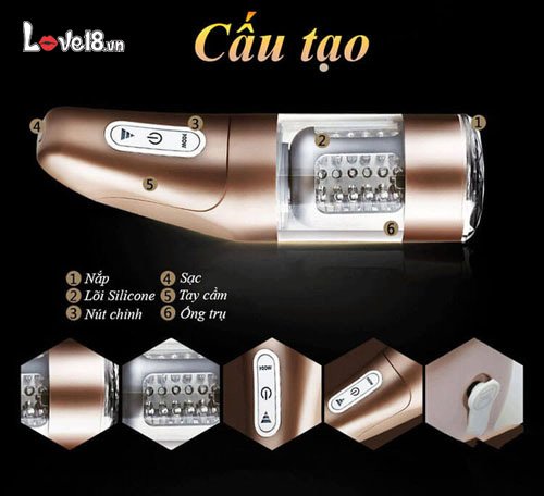 Máy thủ dâm tự động Ailighter Katerina 2 cao cấp rung xoay thụt