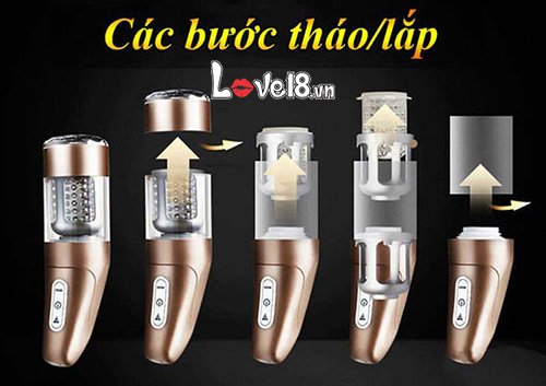 Máy thủ dâm tự động Ailighter Katerina 2 cao cấp rung xoay thụt