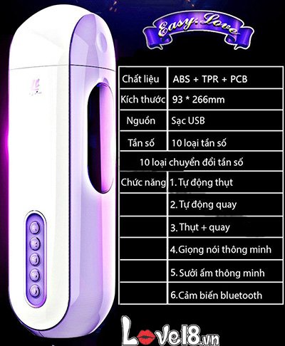 Máy thủ dâm tự động Easy Love cao cấp chính hãng thỏa mãn nam