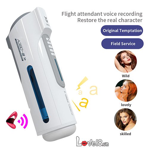 Máy thủ dâm tự động Leten A380 Pro 3 thế hệ sưởi ấm, rung mạnh