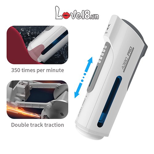 Máy thủ dâm tự động Leten A380 Pro 3 thế hệ sưởi ấm, rung mạnh