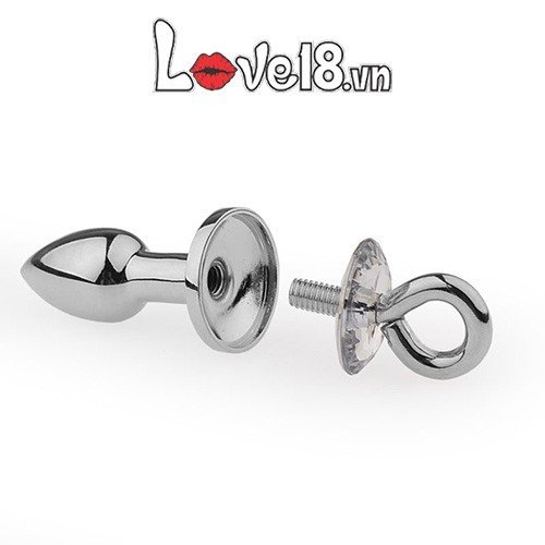 Phích cắm hậu môn kim loại móc treo bạo dâm siêu kích thích