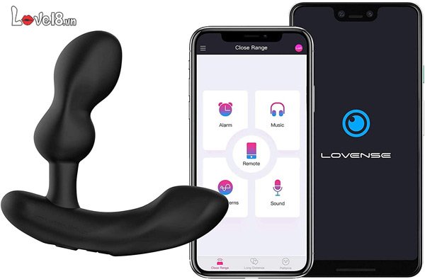 Phích cắm hậu môn Lovense Edge 2 rung điều khiển xa cao cấp