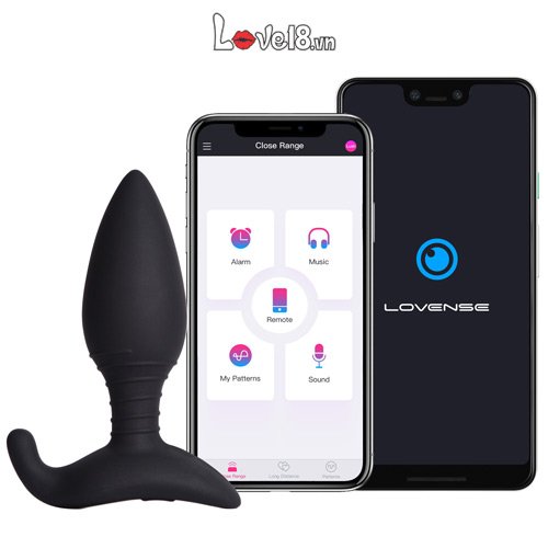 Phích cắm hậu môn rung Lovense Hush điều khiển từ xa cao cấp