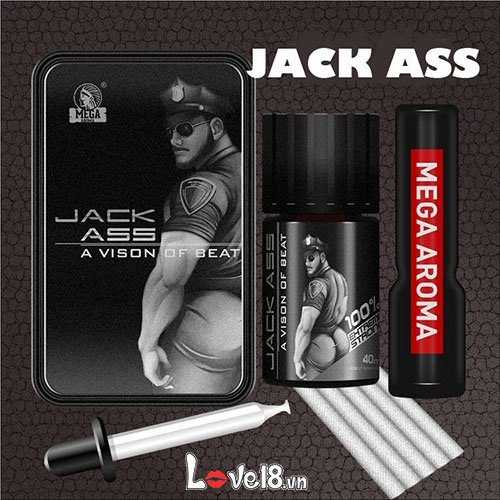 Chai hít Popper Jack Ass 40ml kích thích cực mạnh an toàn chính hãng
