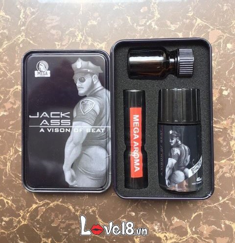 Chai hít Popper Jack Ass 40ml kích thích cực mạnh an toàn chính hãng