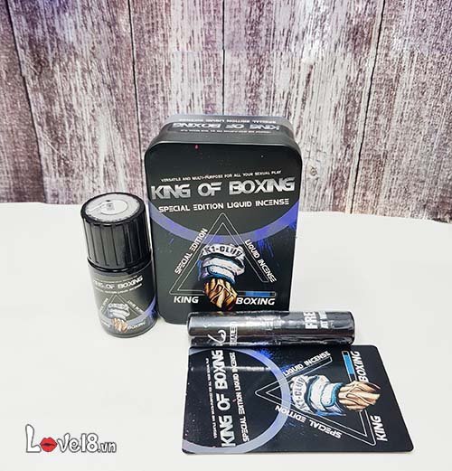 Chai hít kích dục King Of Boxing 30ml phê mạnh chính hãng cao cấp