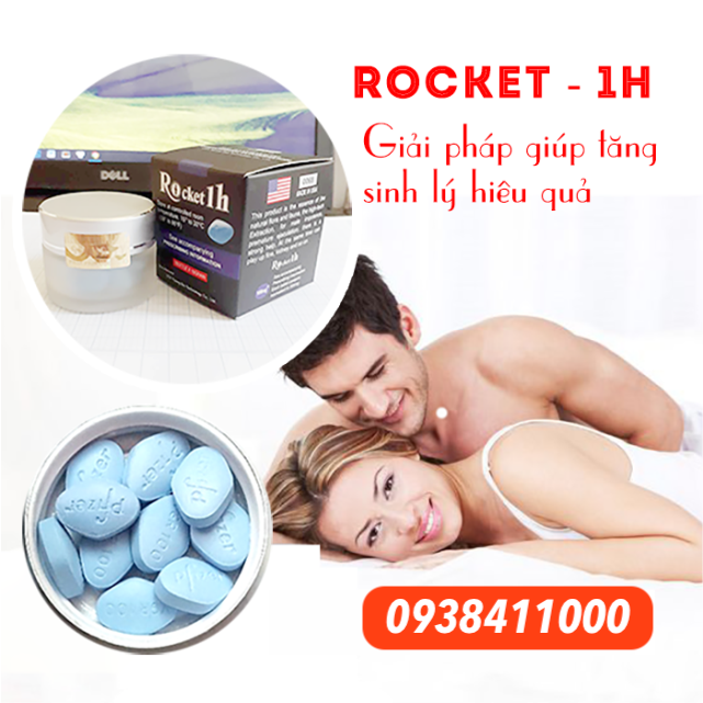 Rocket 1h Mỹ chính hãng cường dương chống xuất tinh kéo dài đẳng cấp