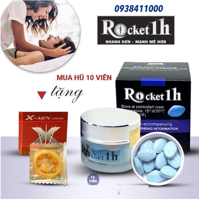 Rocket 1h Mỹ chính hãng cường dương chống xuất tinh kéo dài đẳng cấp