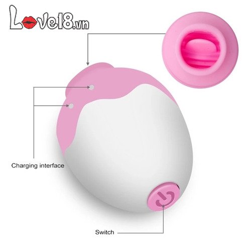 Little Vicky Dibe trứng rung liếm lưỡi kích thích nữ mê say