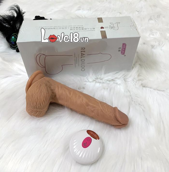 Dương vật silicone gắn tường Real Dildo rung thụt sưởi ấm