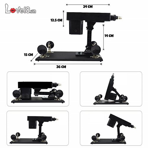 Máy thủ dâm nữ Machingun tự động rung thụt cực đã nhập Mỹ