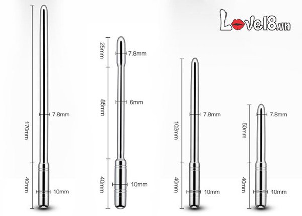 Thanh rung niệu đạo kim loại 10 chế độ điều khiển kích thích sướng nhanh