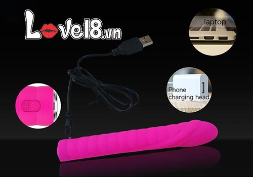 Thanh massage kích thích âm đạo Nalone Dixie MS40A cổng sạc usb