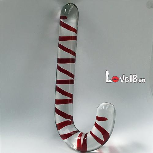 Thanh thủy tinh Noel kích thích hậu môn gay giải tỏa sinh lý nam