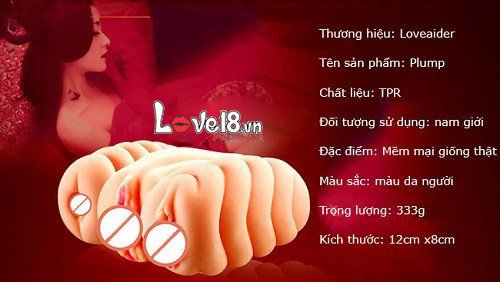 Âm đạo giả silicon LoveAider Plump mềm mại cảm giác thật kích thích cực tốt