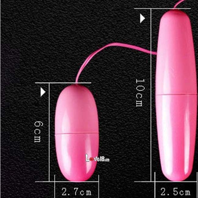 Trứng Rung 2 đầu Hồng Kép Sextoy nữ Kích thích cực đỉnh