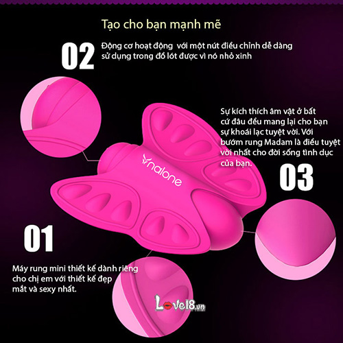 Trứng tình yêu massage dạng bướm DC54F chức năng