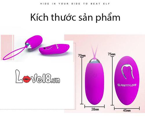 Trứng Rung Prettylove Jenny Không Dây Sạc Pin Cao Cấp Tình Yêu