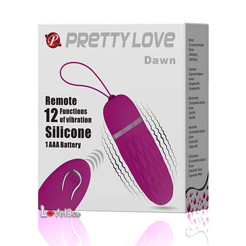 Trứng Rung Pretty Love Dawn Không Dây Điều Khiển Từ Xa Siêu Mạnh