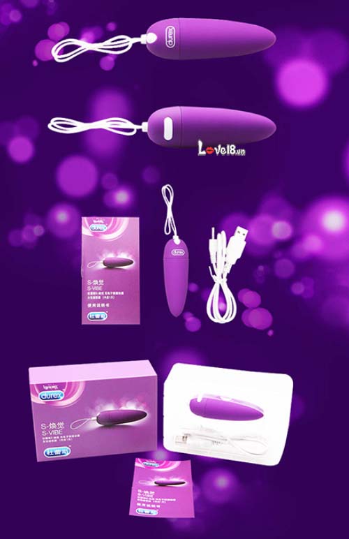 Trứng rung Durex S VIBE cao cấp 5 chế độ rung cho nữ giới