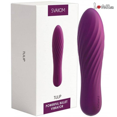 Trứng rung tình yêu Svakom Tulip nhỏ gọn cao cấp điều khiển từ xa