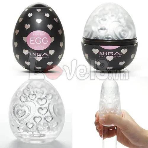 Trứng thủ dâm Tenga Egg Black Nhật Bản nhỏ gọn dễ dùng cho nam hiệu quả