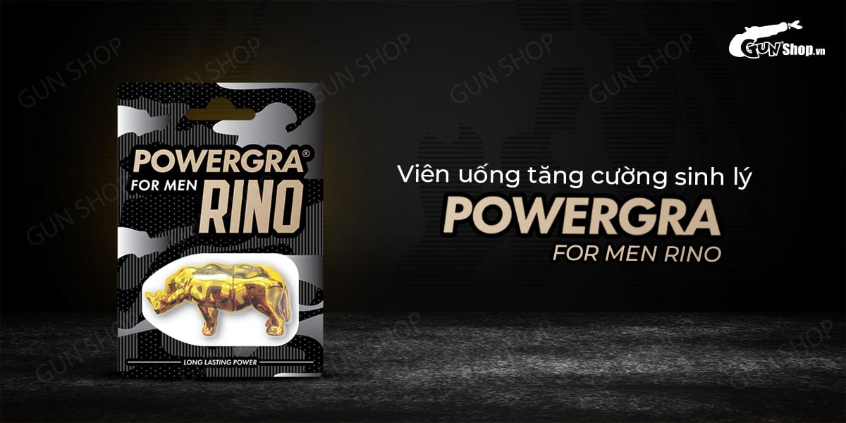 Powergra For Men Rino viên uống sinh lý tăng cường thời gian lâu hơn Powergra For Men Rino viên uống sinh lý tăng cường thời gian lâu hơn