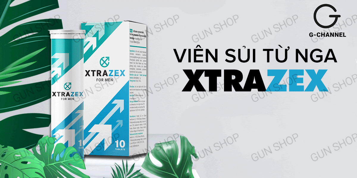 Viên sủi Xtrazex hỗ trợ cương dương tăng cường sinh lý 10 viên
Viên sủi Xtrazex hỗ trợ cương dương tăng cường sinh lý 10 viên