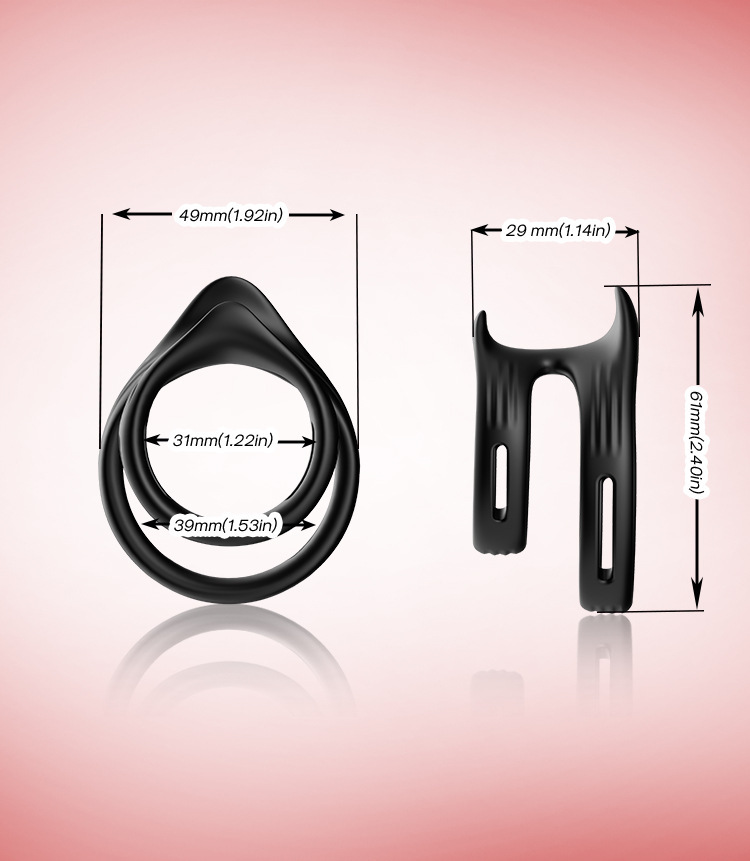 Vòng Đôi Silicon Saty Hard Cao Cấp Kích Thích Kéo Dài Chính Hãng Mỹ Vòng Đôi Silicon Saty Hard Cao Cấp Kích Thích Kéo Dài Chính Hãng Mỹ