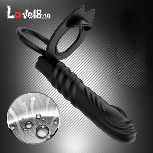 Vòng đeo dương vật nhánh rung hậu môn hỗ trợ kéo dài quan hệ