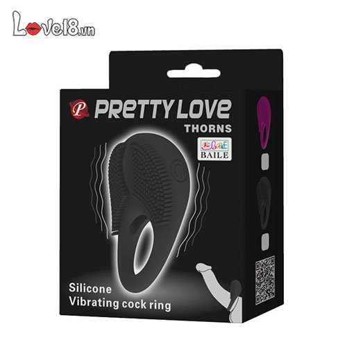 Vòng rung chống xuất tinh sớm Pretty Love Thorns siêu kích thích