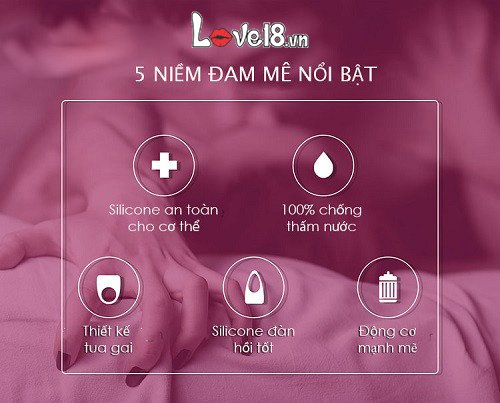 Vòng rung Zemalia Amour kéo dài cuộc yêu tăng khoái cảm nhanh