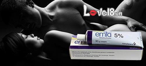 Gel Emla Cream 5% giảm xuất tinh sớm hiệu quả chai 5g