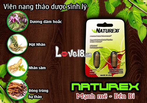 Viên Naturex kéo dài thời gian quan hệ hiệu quả an toàn