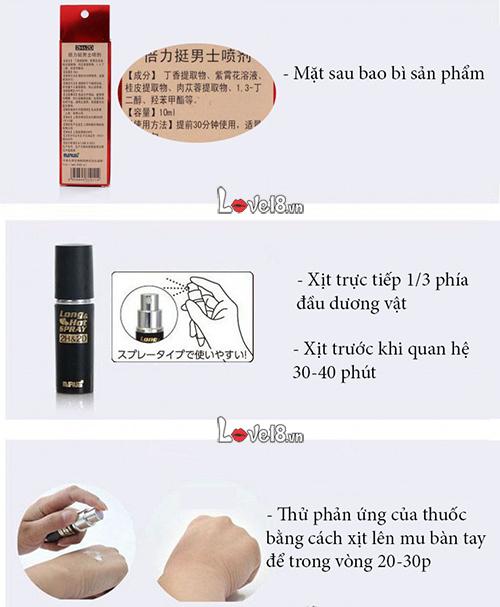 Chai Xịt Hỗ Trợ Kéo Dài Thời Gian Quan Hệ Tăng Cường Sức Mạnh