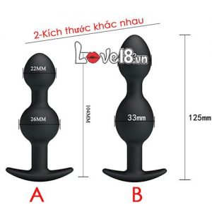 Bộ Bóng Hậu Môn Massage Có Bi Tăng Hưng Phấn, An Toàn